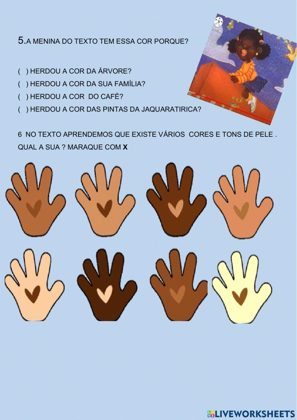 Que cor é minha cor