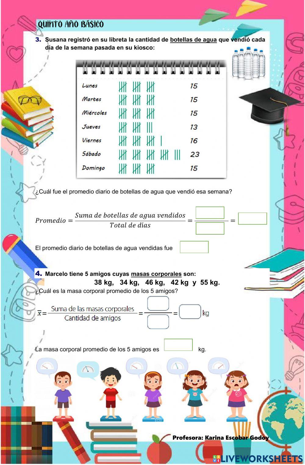 Prueba Promedio de Datos