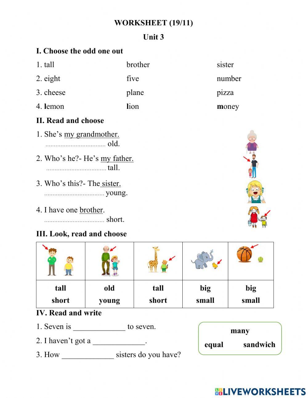 Worksheet 19 11 activity Live Worksheets