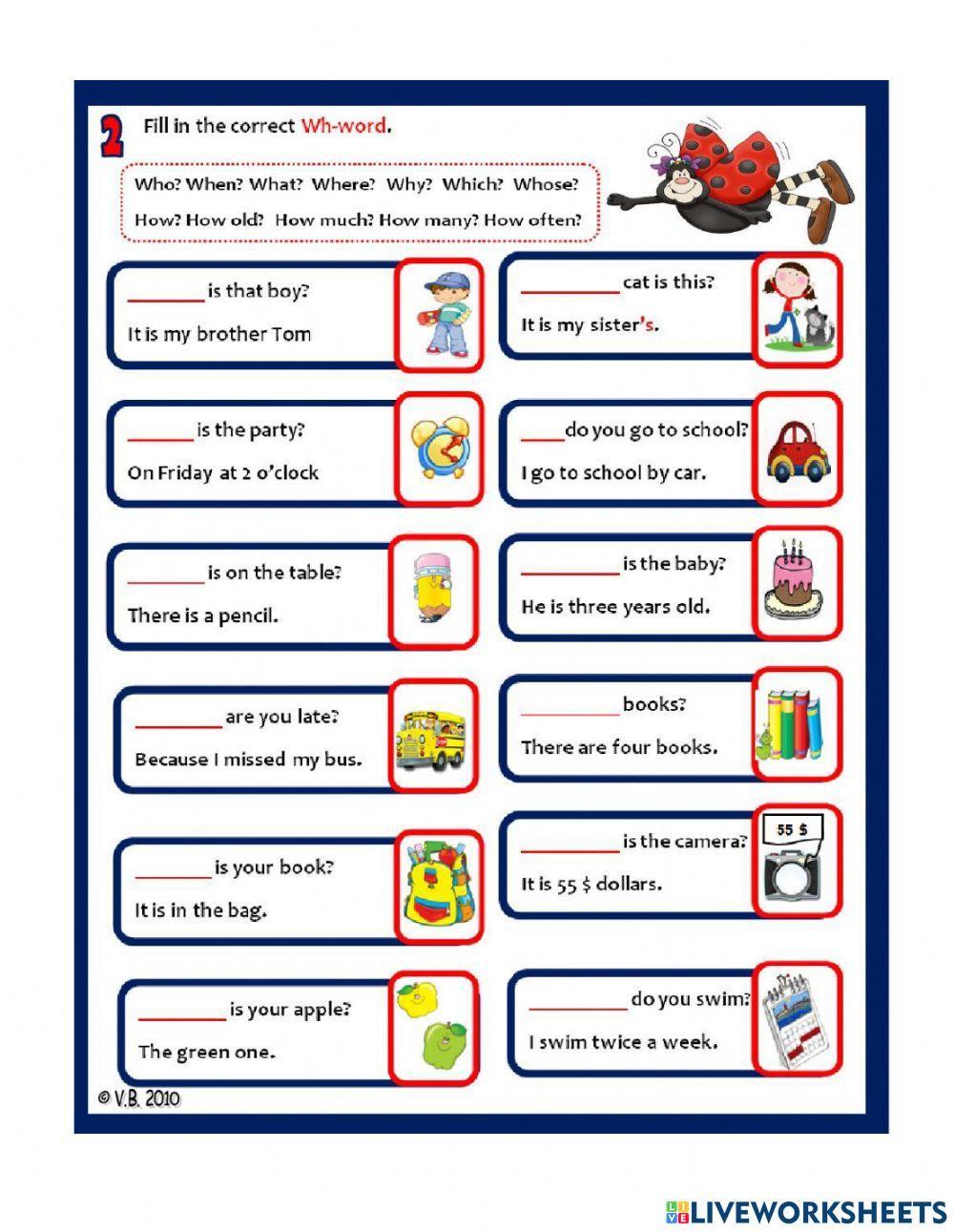 Bài ôn tập tiếng Anh Lớp 5