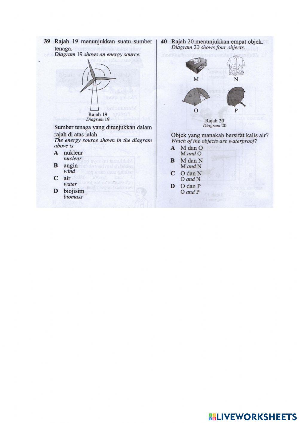 Revision science year 4 (7)