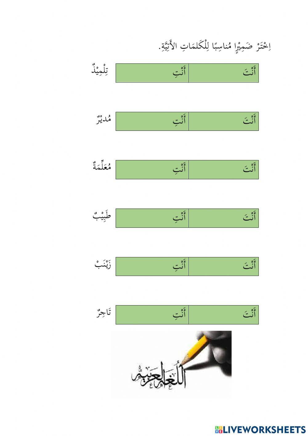 Pengenalan diri dan dhomir