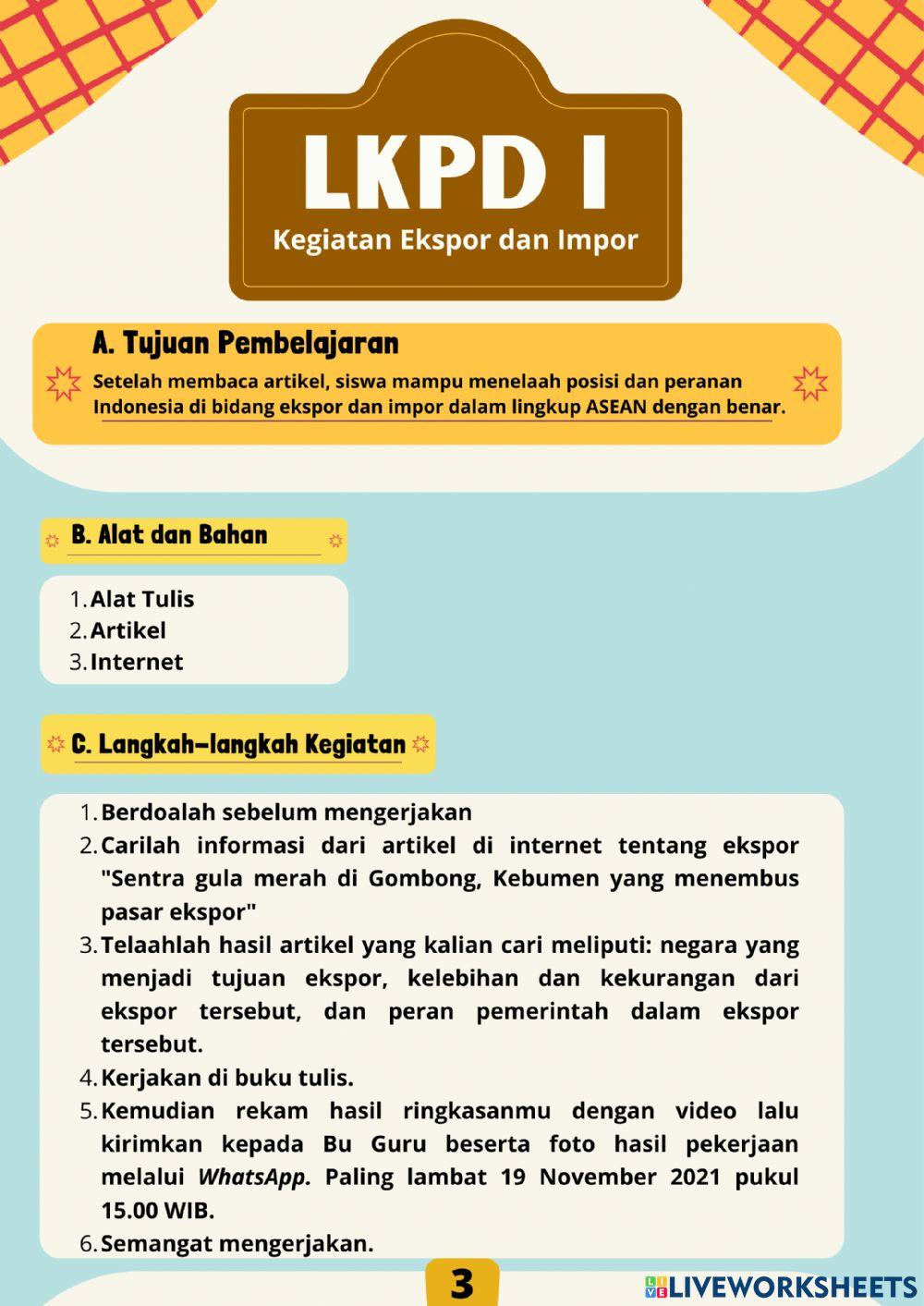 LKPD Kelas 6 Tema 5 Subtema 2