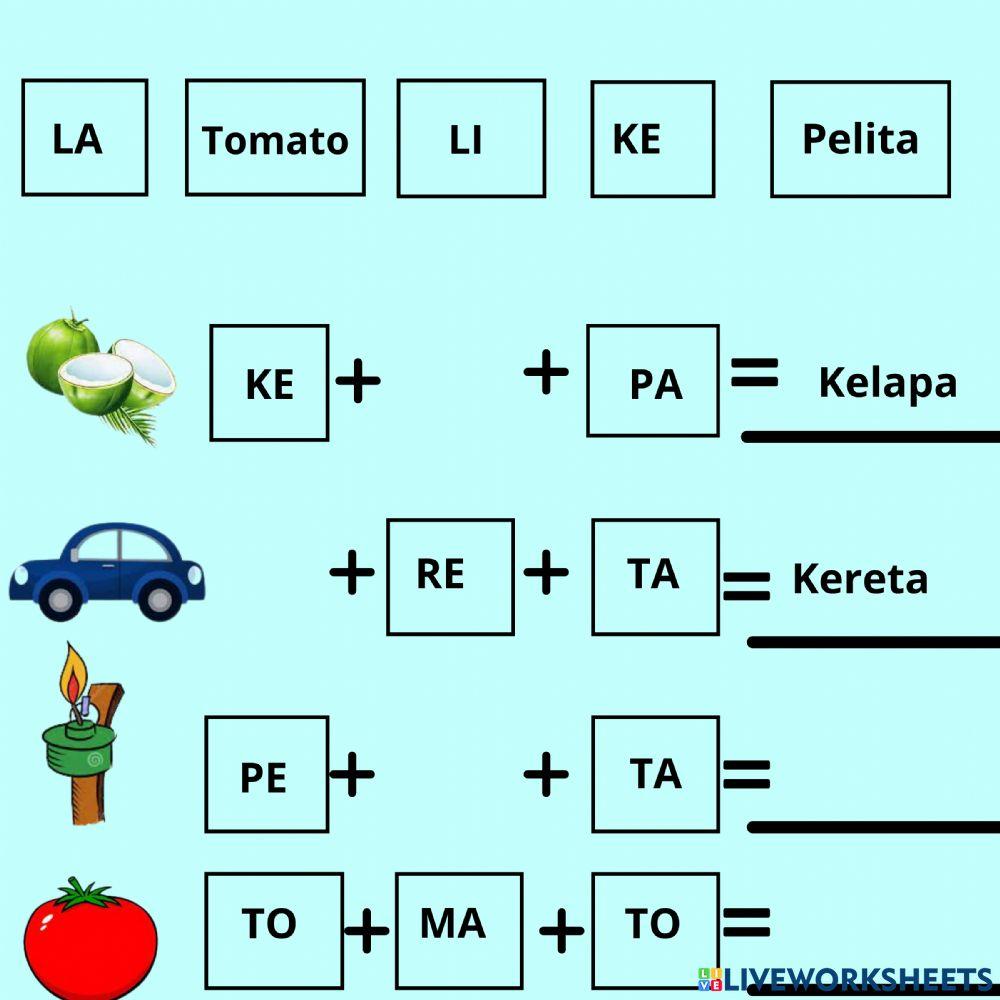 Perkataan 3 Suku Kata