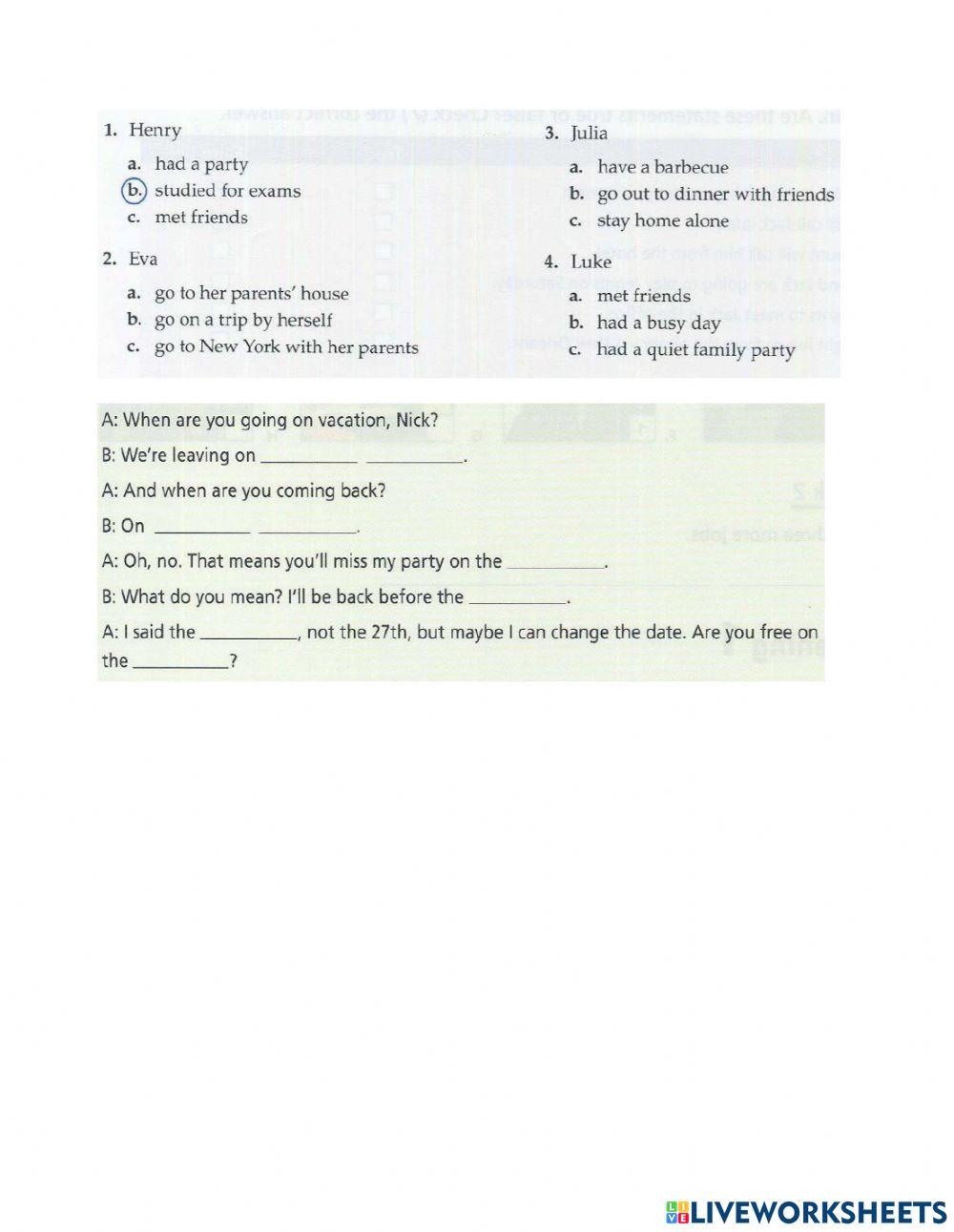 Ket 1 listening unit 5 lis3