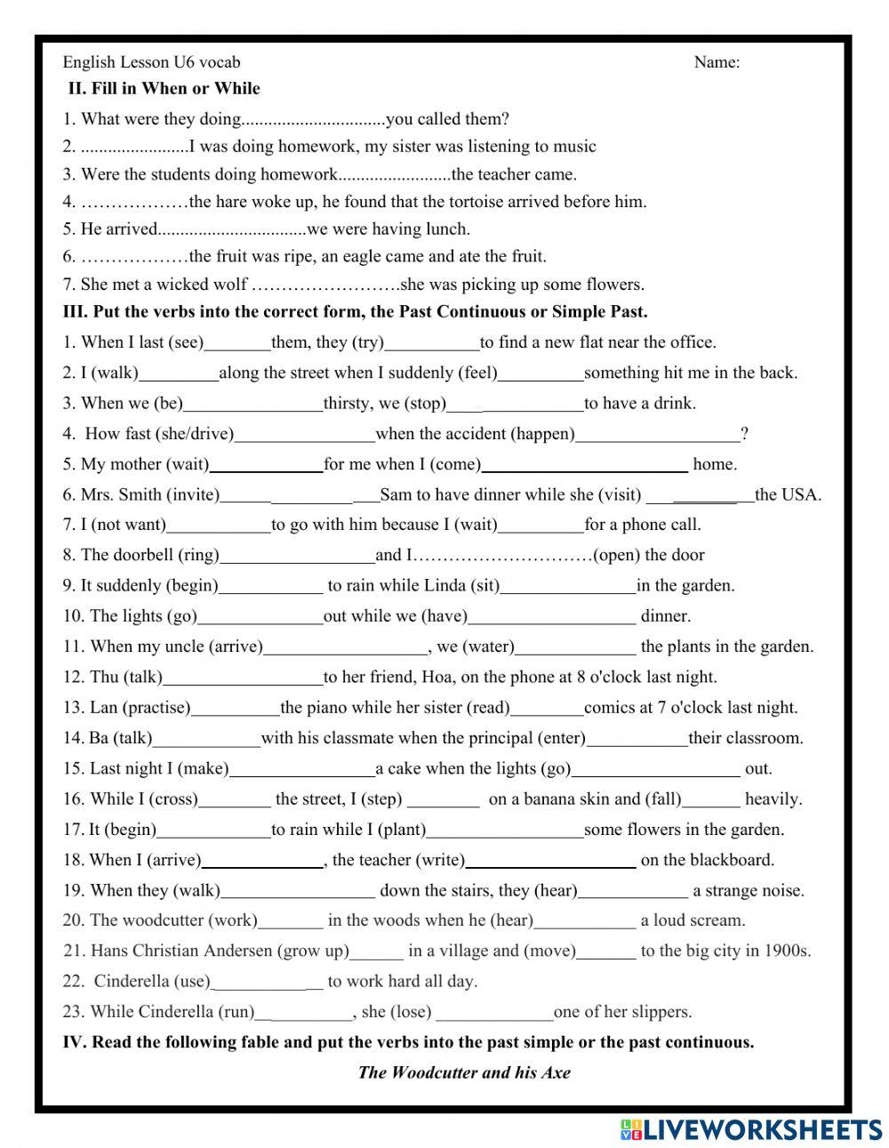 Grade 8- Unit 6 (cont)