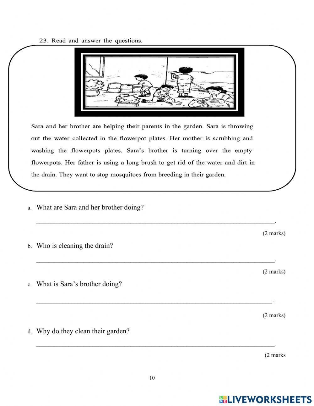 PSS BAHASA INGGERIS TAHUN 4 KERTAS 1 BAHAGIAN B (2)