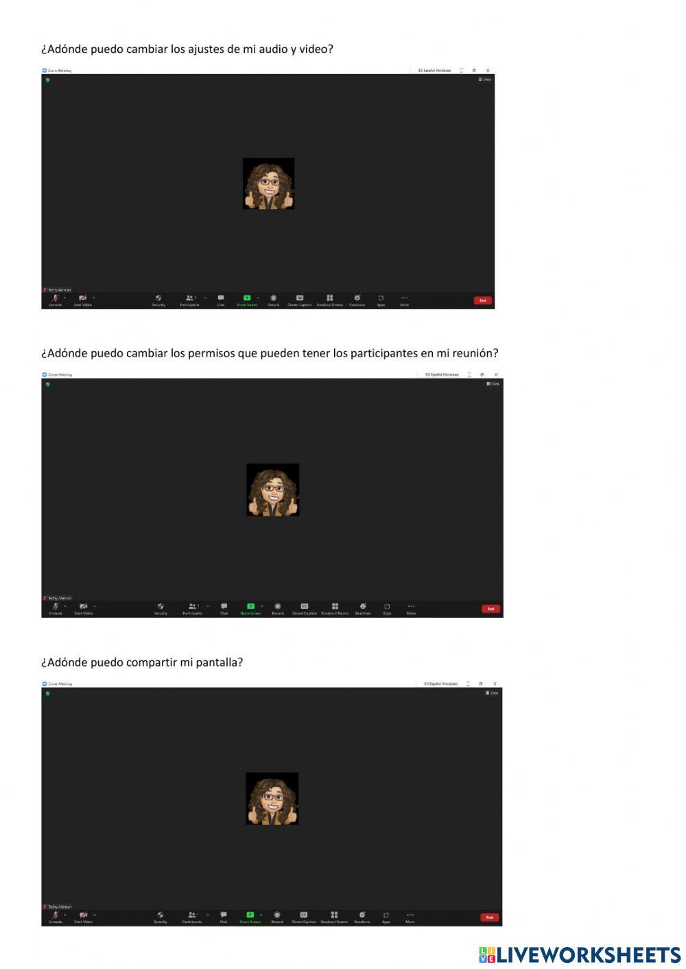 Conocmiento sobre zoom