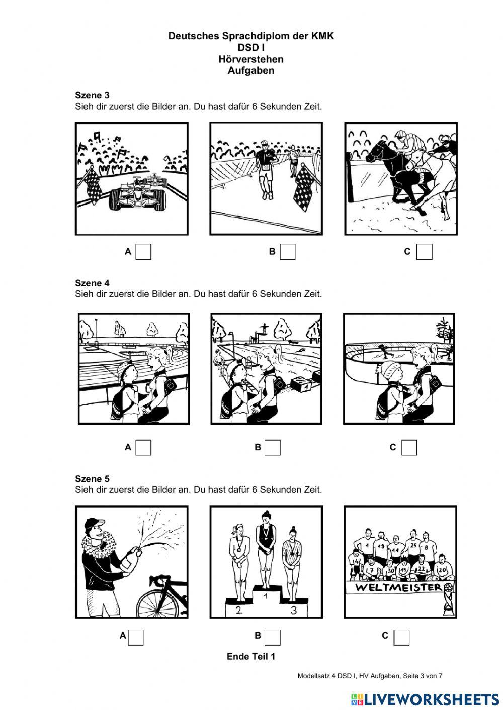 Modellsatz 4- Hören