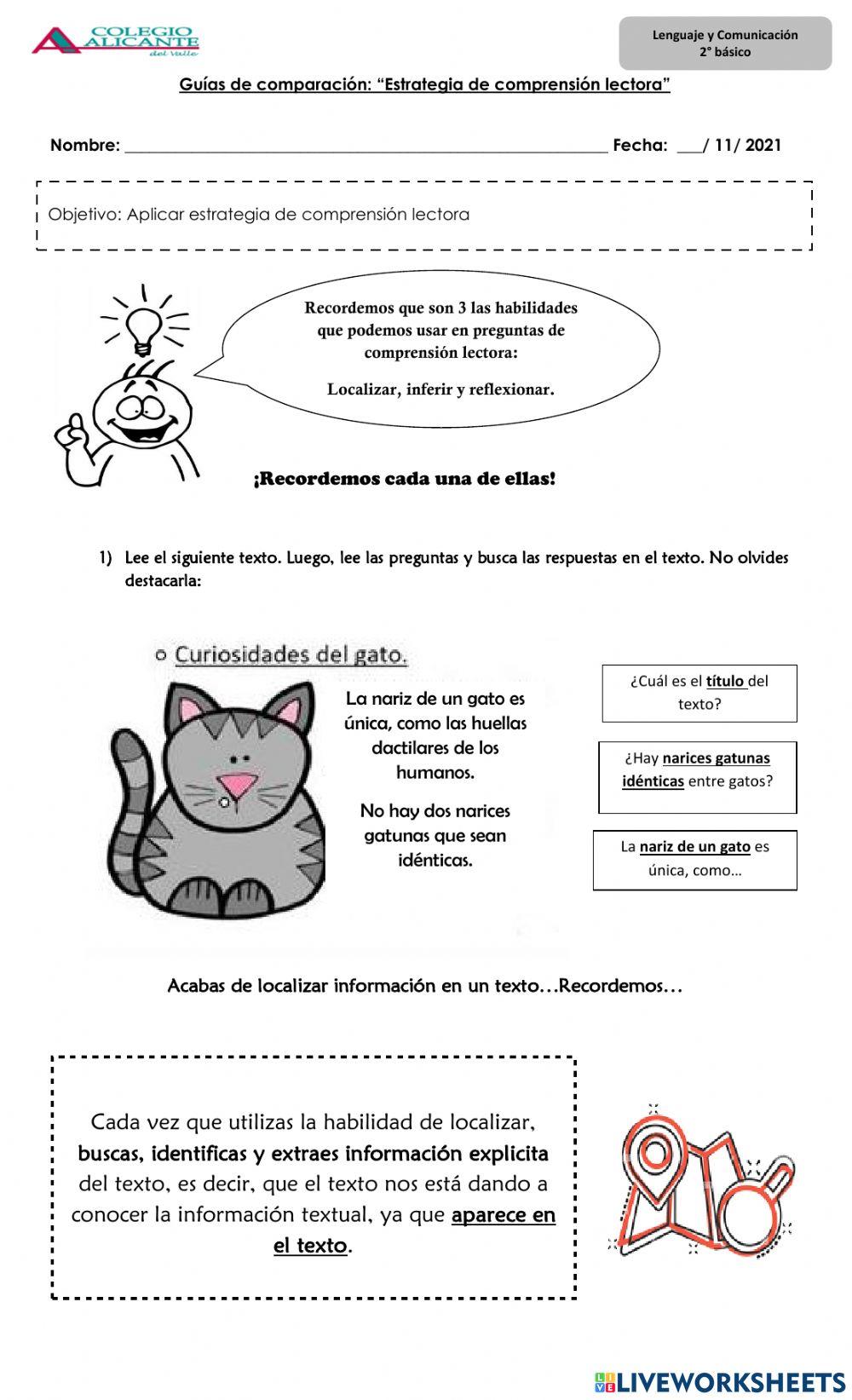 Estrategias de comprensión