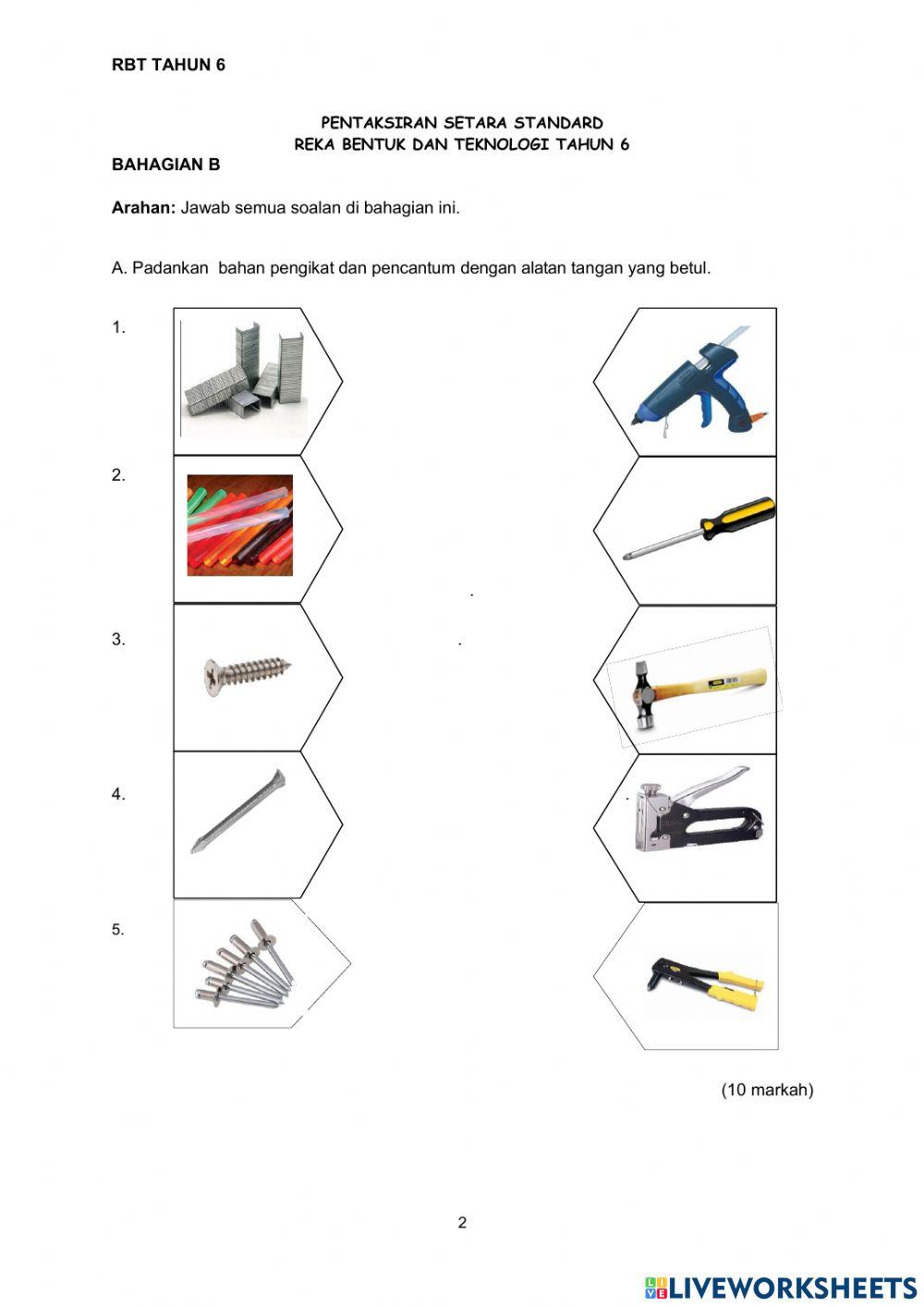 Pentaksiran setara standard RBT TAHUN 6 BAHAGIAN B