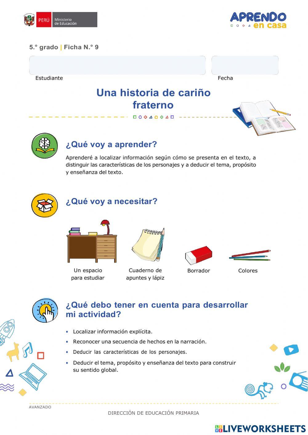 Ficha n° 9 comunicación