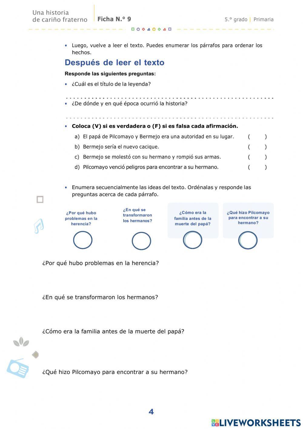 Ficha n° 9 comunicación