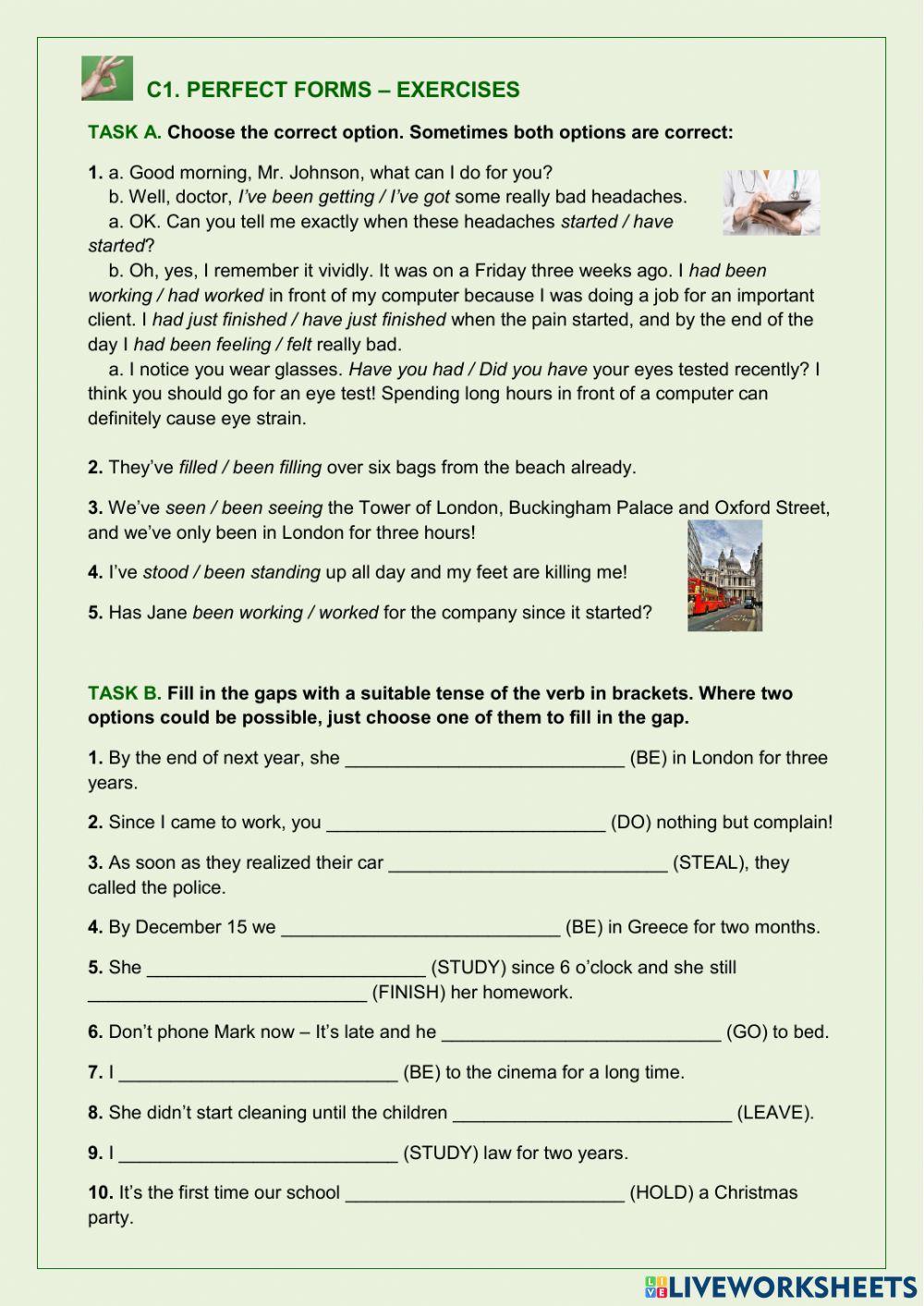 Reading Exercises C1
