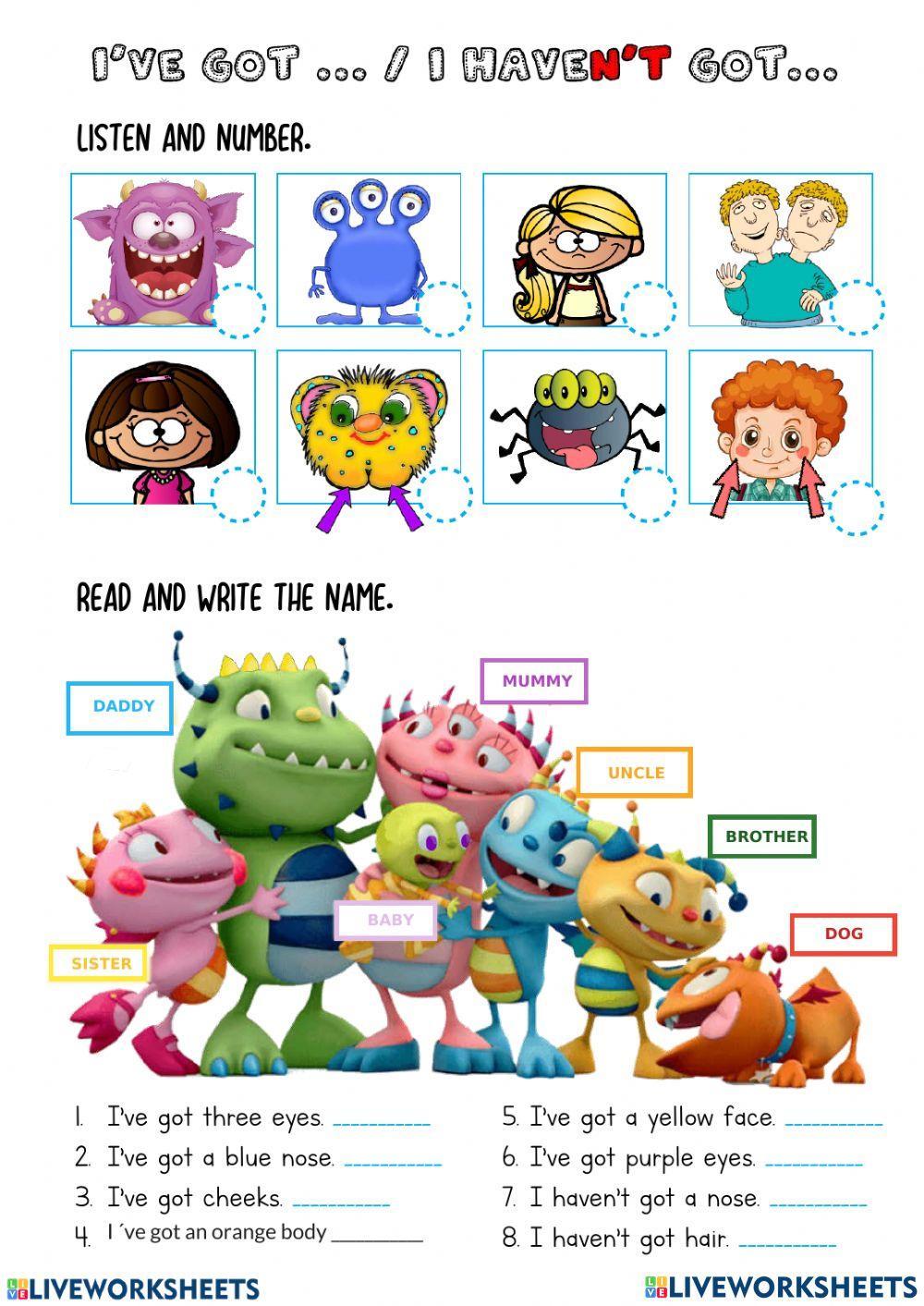 Have got - haven-t got