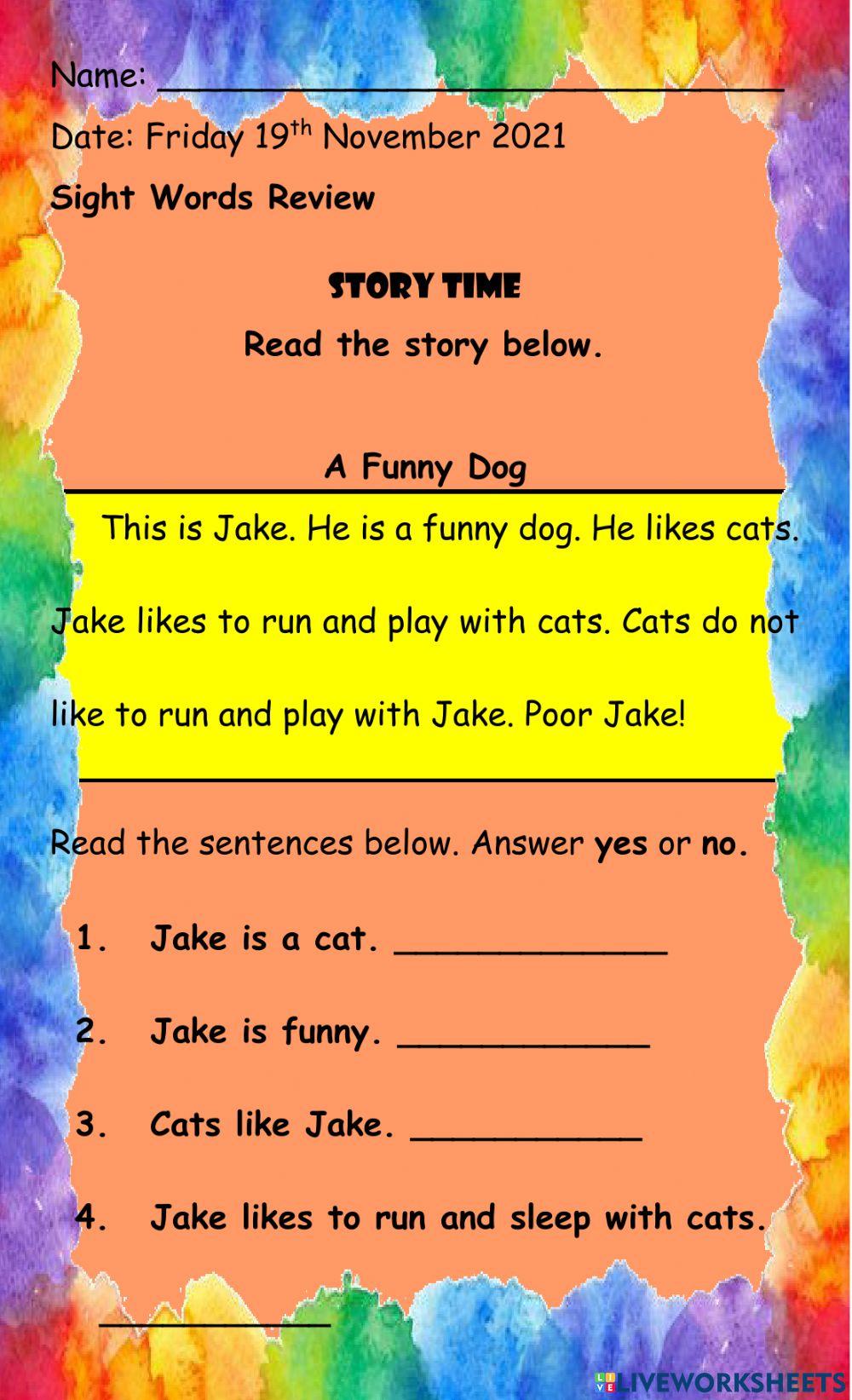 Sight Words Review