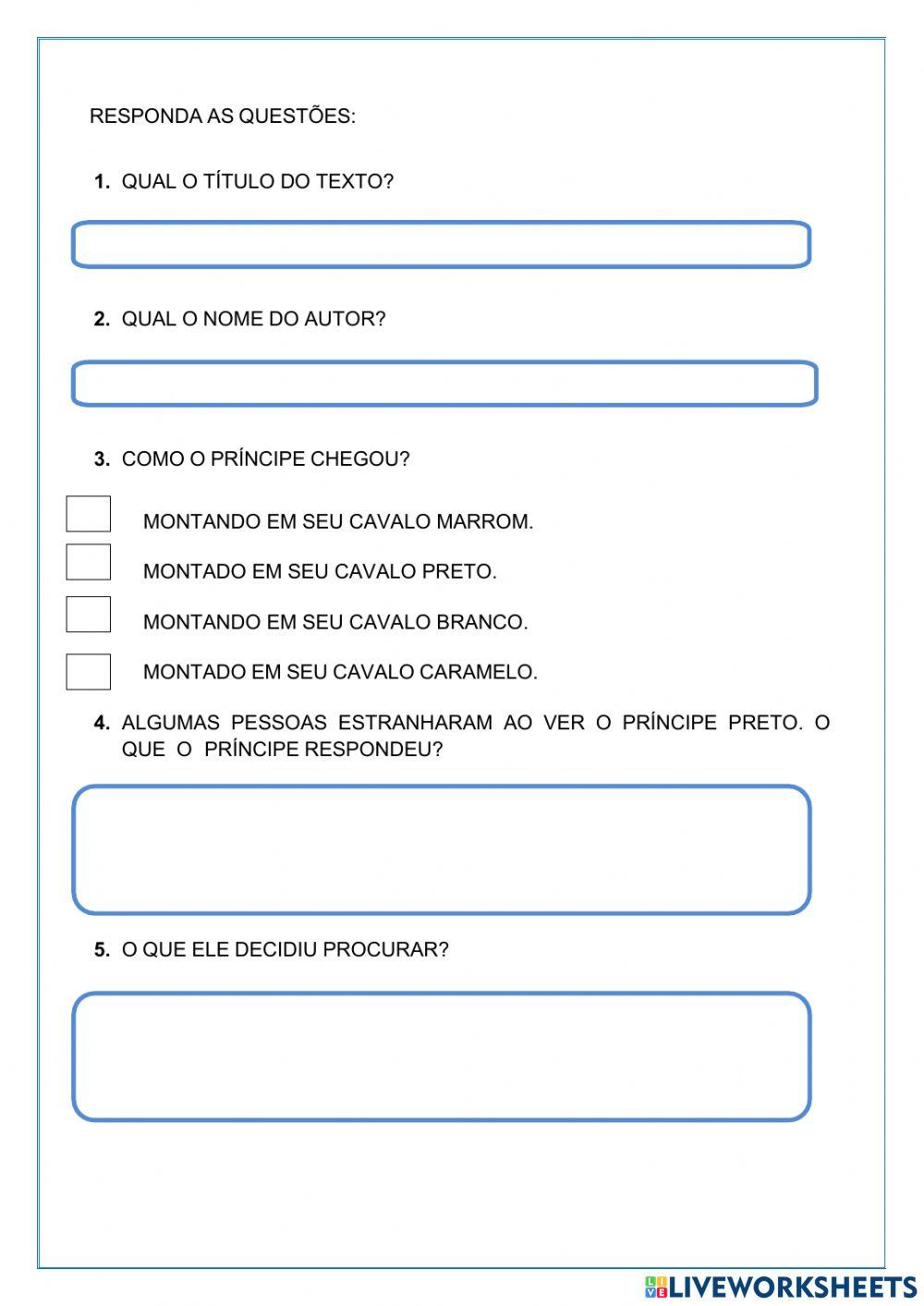 Leitura e interpretação