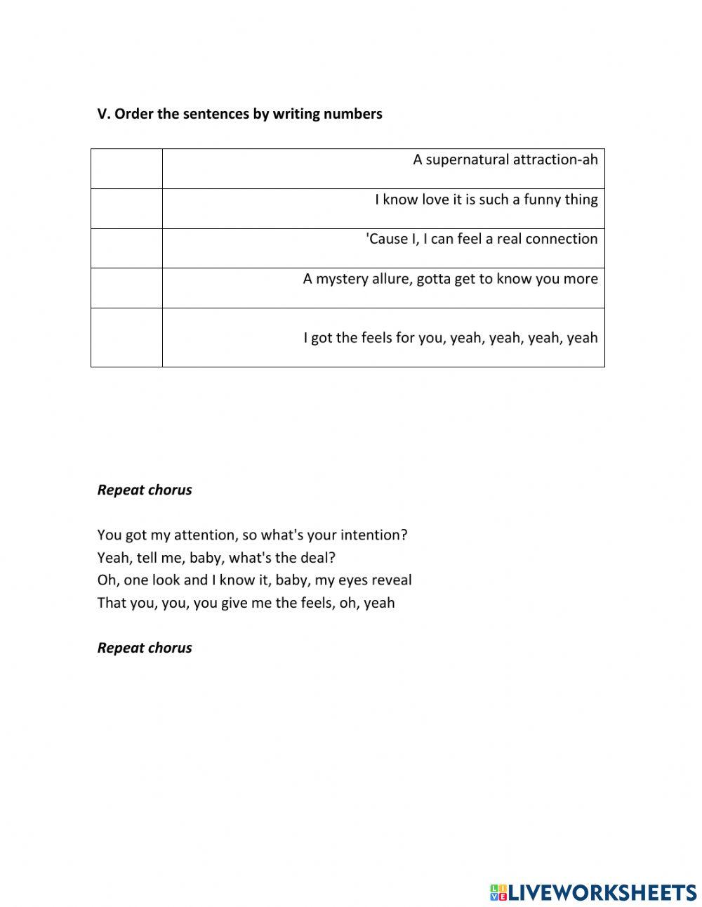 The feels - Twice (LC handout)