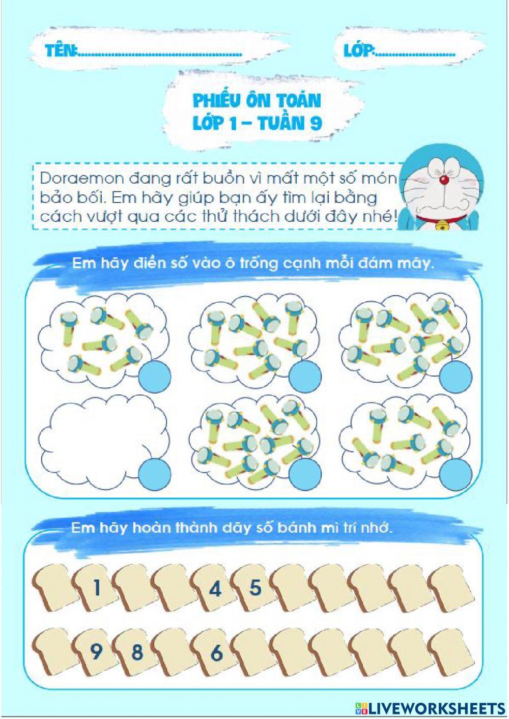 Ôn Toán - Tuần 9