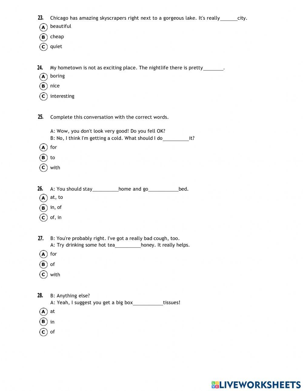 Quiz Units1&2 Purple BK