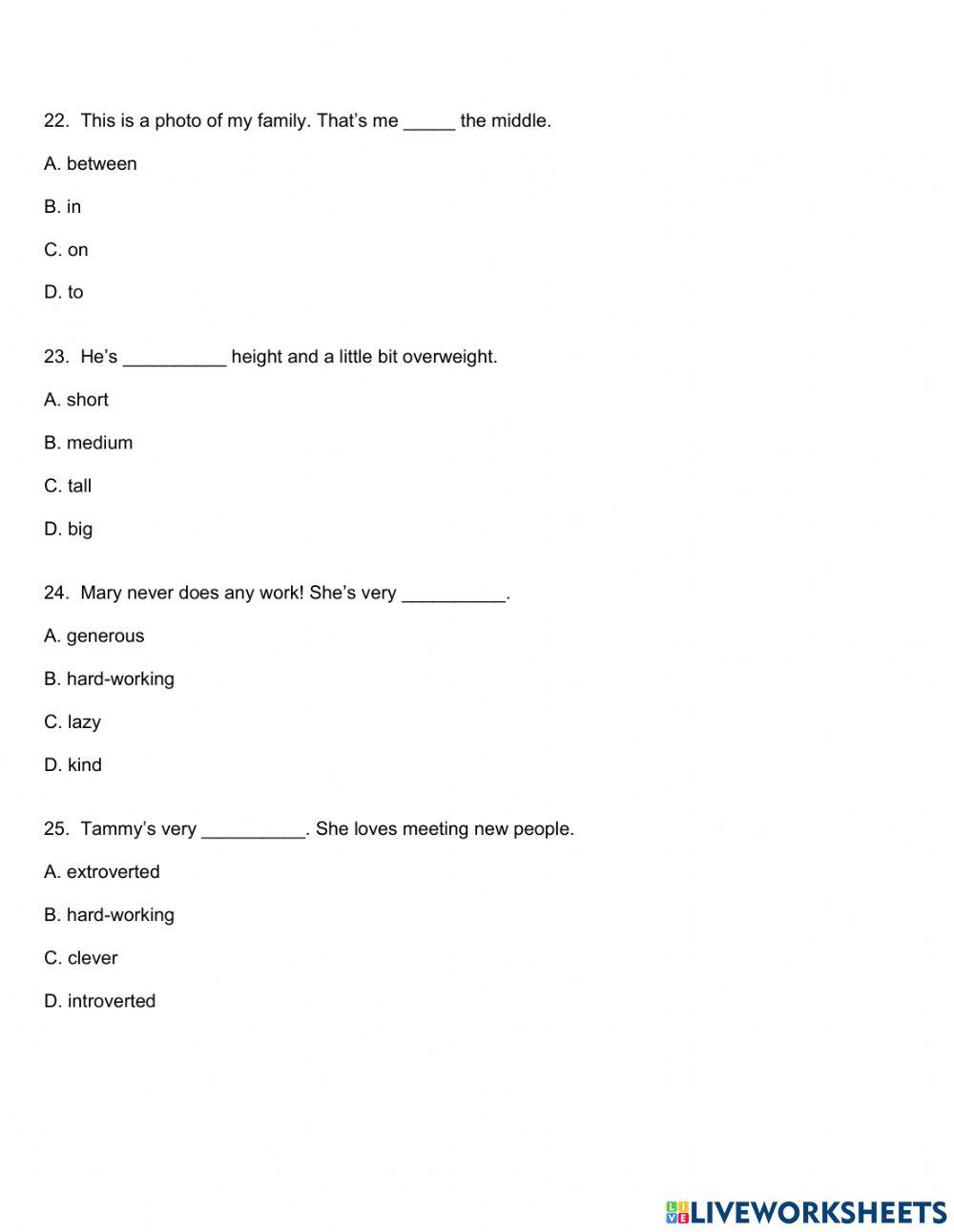 Written quiz 1 - regular 4