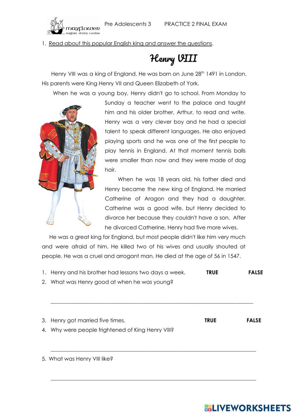 Pre ado 3 practica 2 fe reading