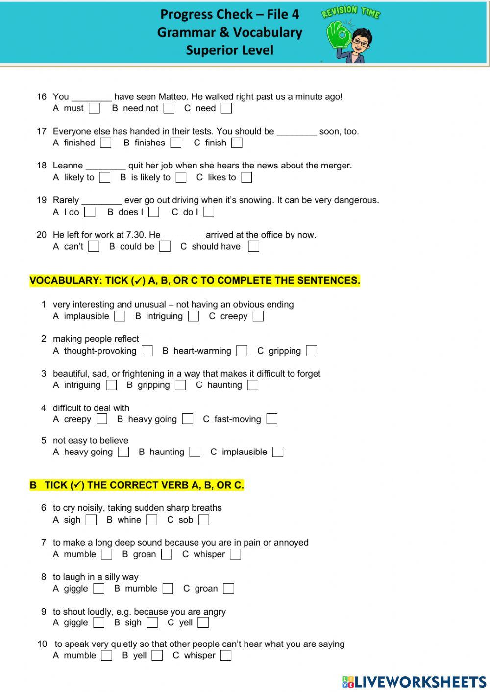 Progress Check- File 4- Superior