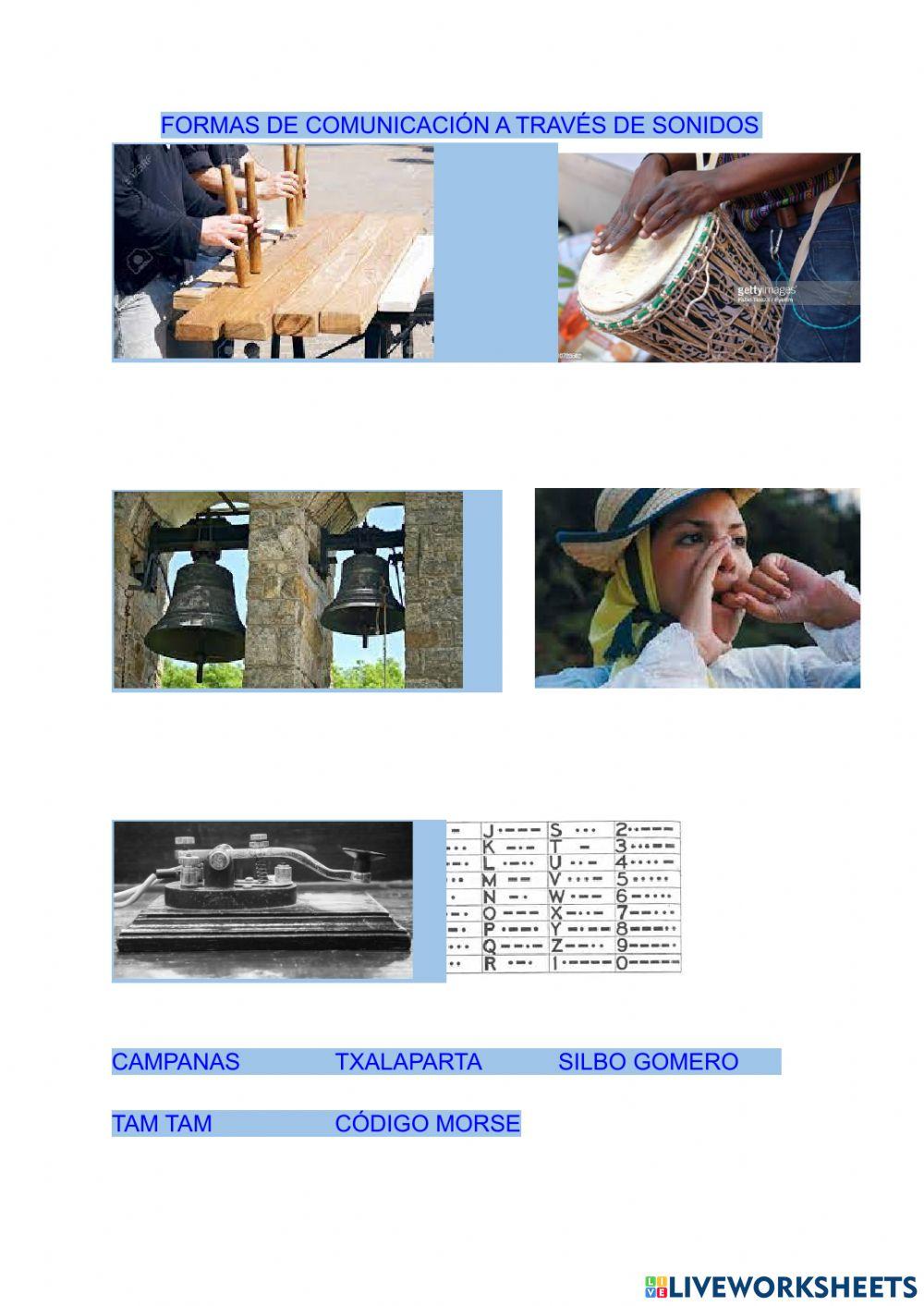 Comunicación a través de sonidos