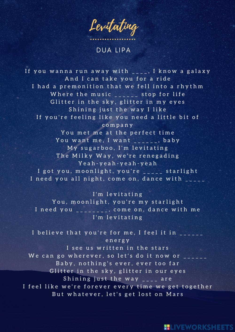 Levitating - Dua Lipa