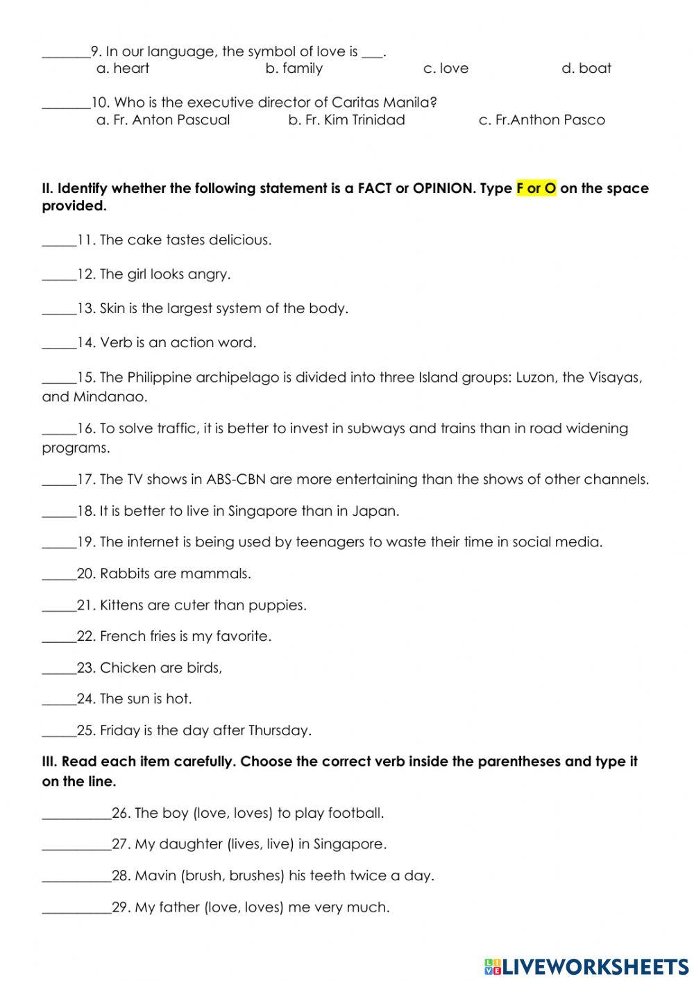 Second Monthly Examination