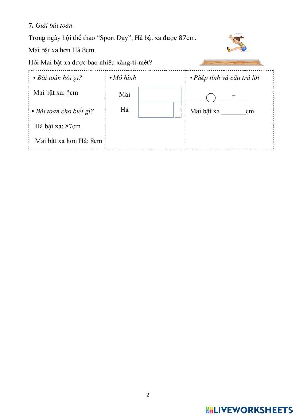 Phép cộng trong phạm vi 100