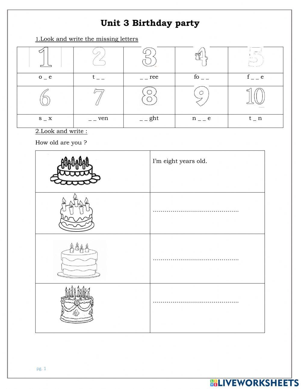 EU-u3 birthday party