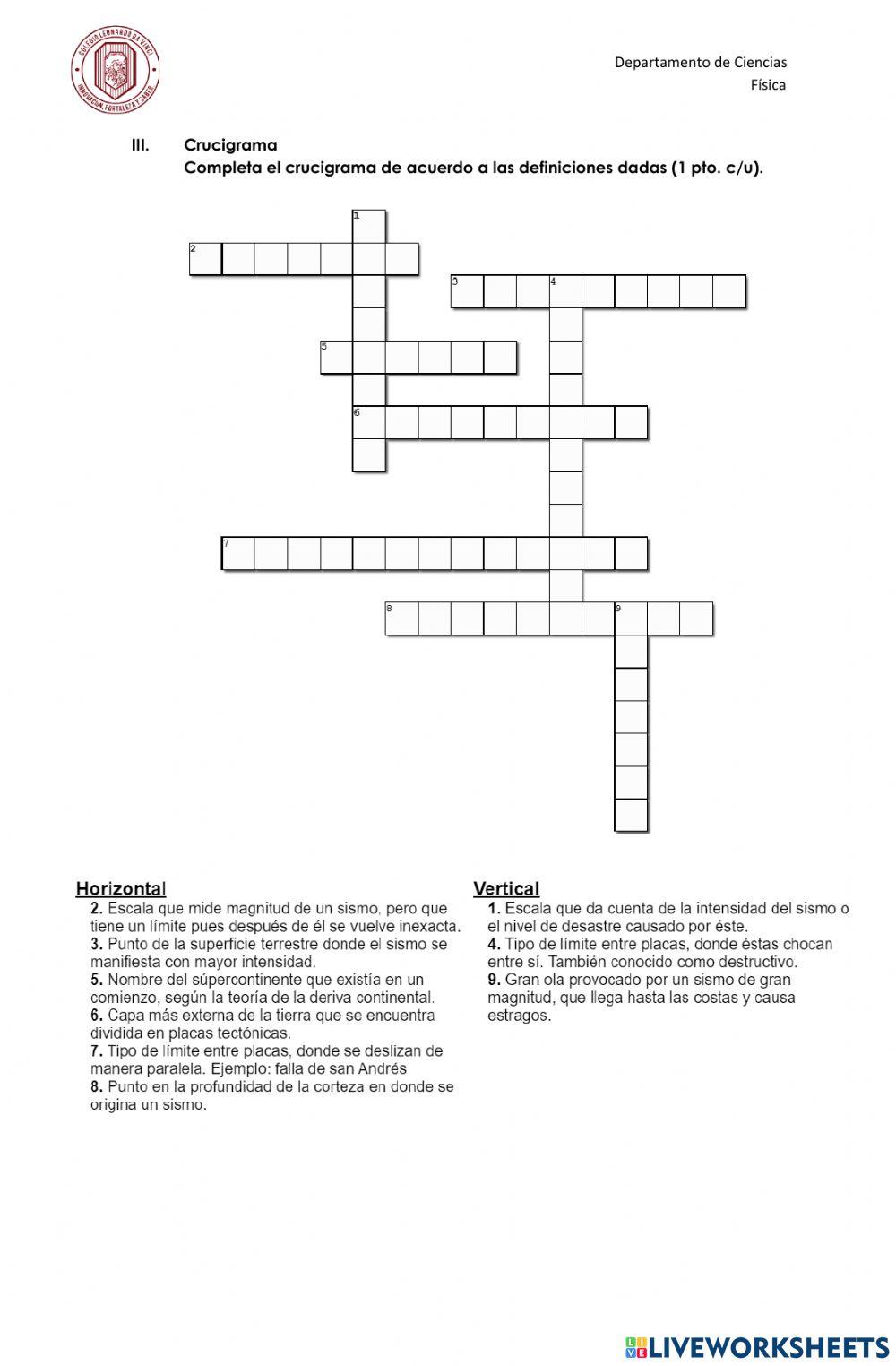 Sismos y escalas sísmicas