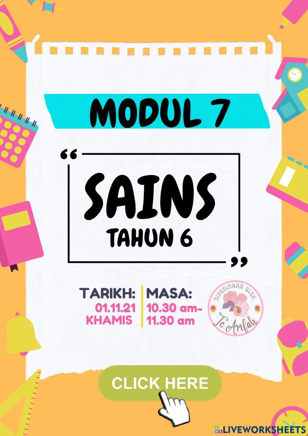 Modul sains 7