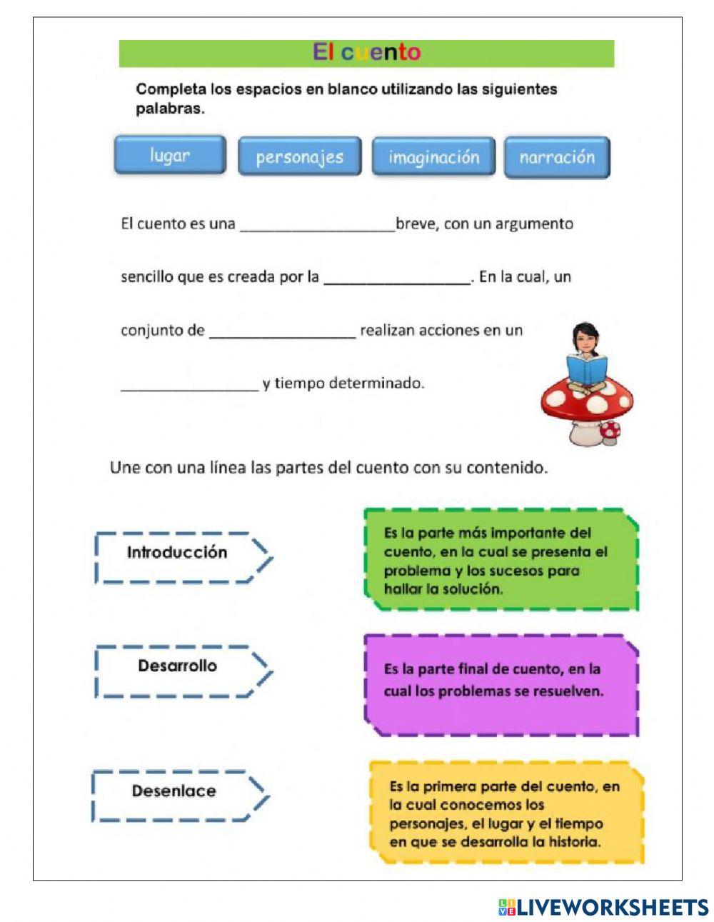 Examen Español Primer Trimestre Cuarto Primaria