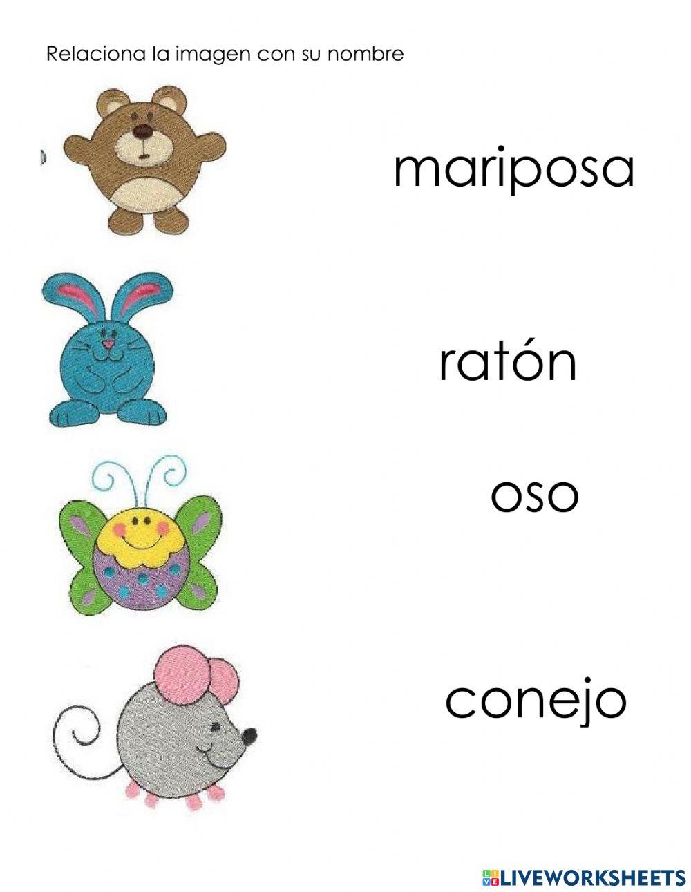 Relacion palabra con objeto