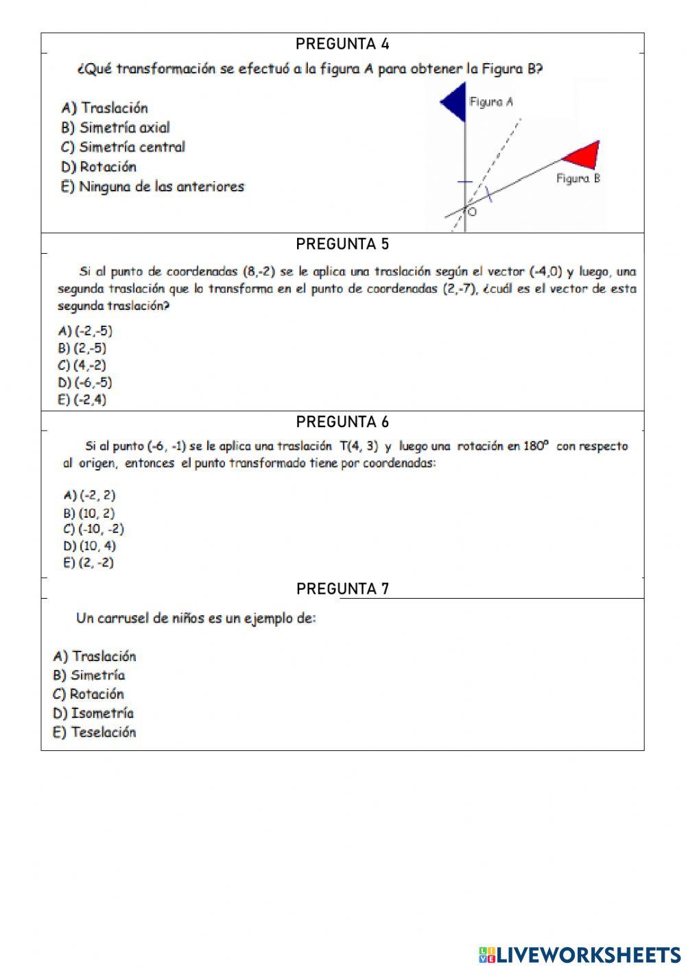Traslacion y rotacion en el plano