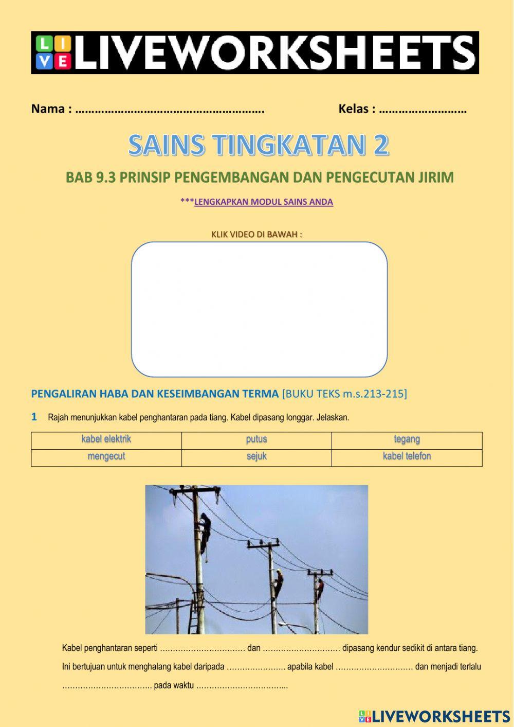 Prinsip Pengembangan dan Pengecutan Jirim