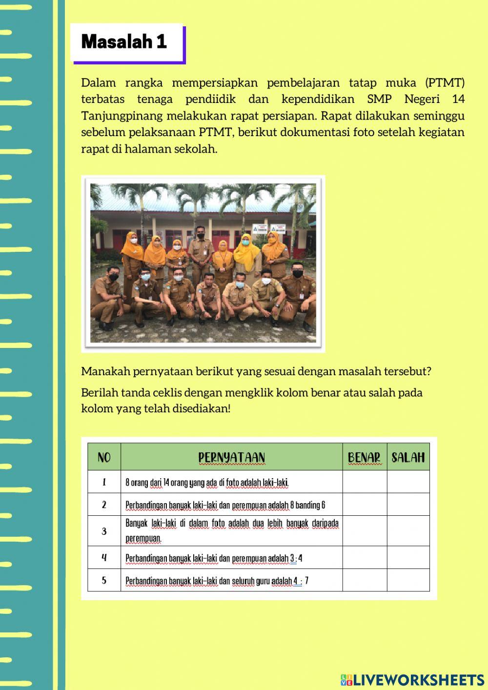 Lkpd - pengertian perbandingan