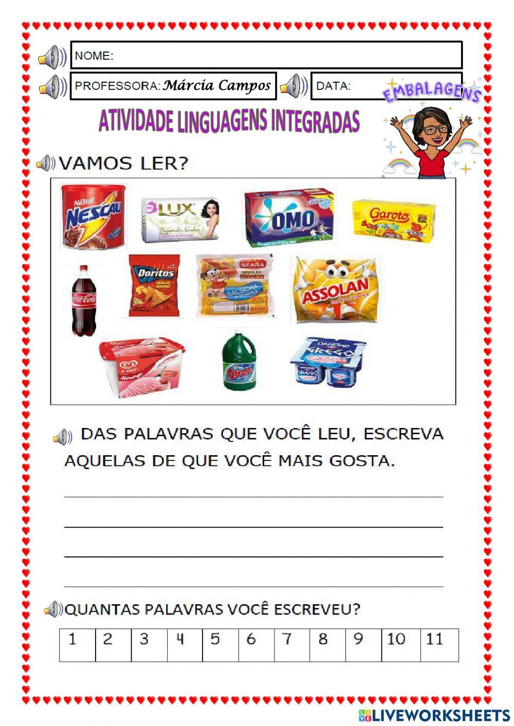 Leitura de embalagens