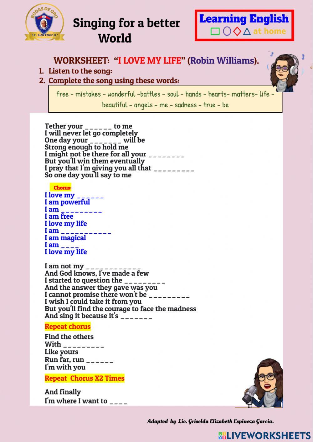 I love my life - ROBIN WILLIAMS