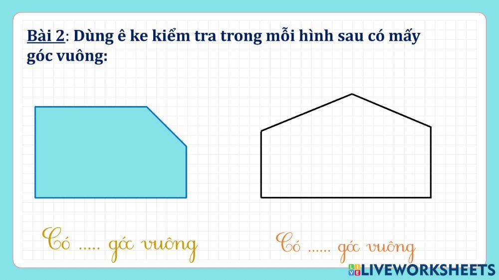 Góc vuông-góc không vuông