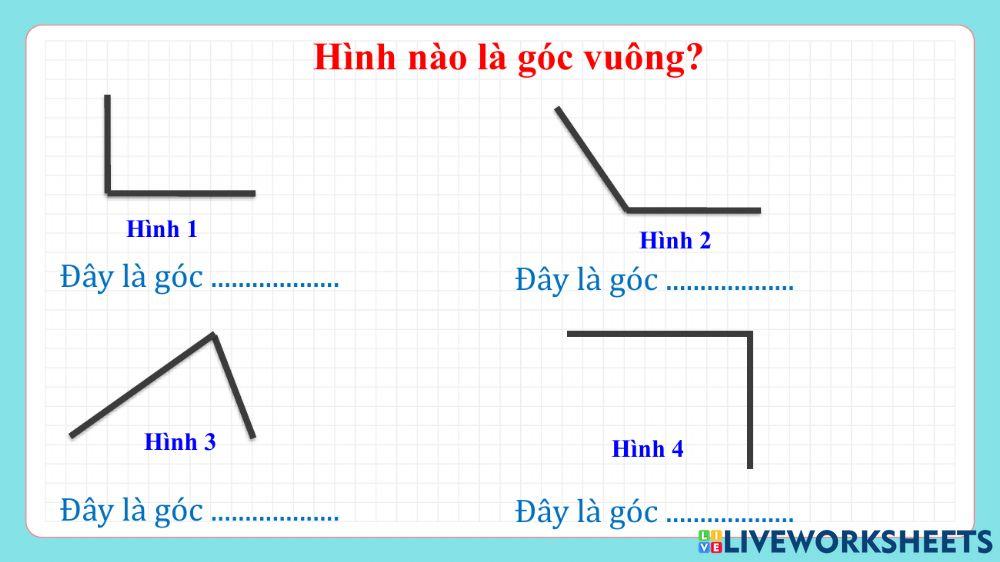 Góc vuông-góc không vuông