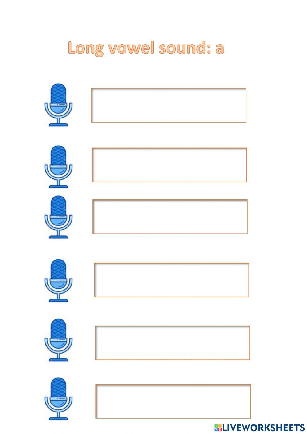 Long vowel a sound