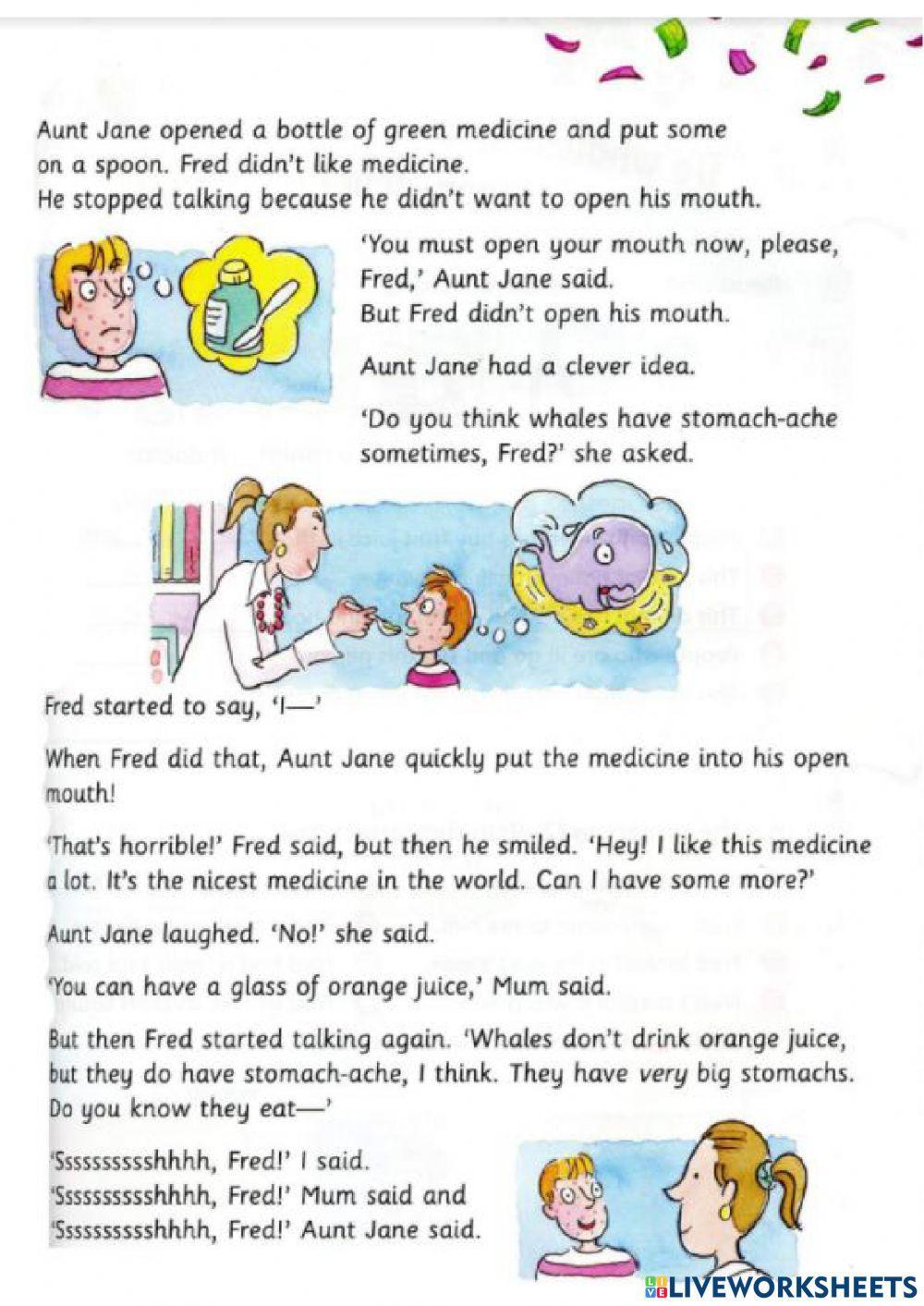 Do whales have stomach-ache