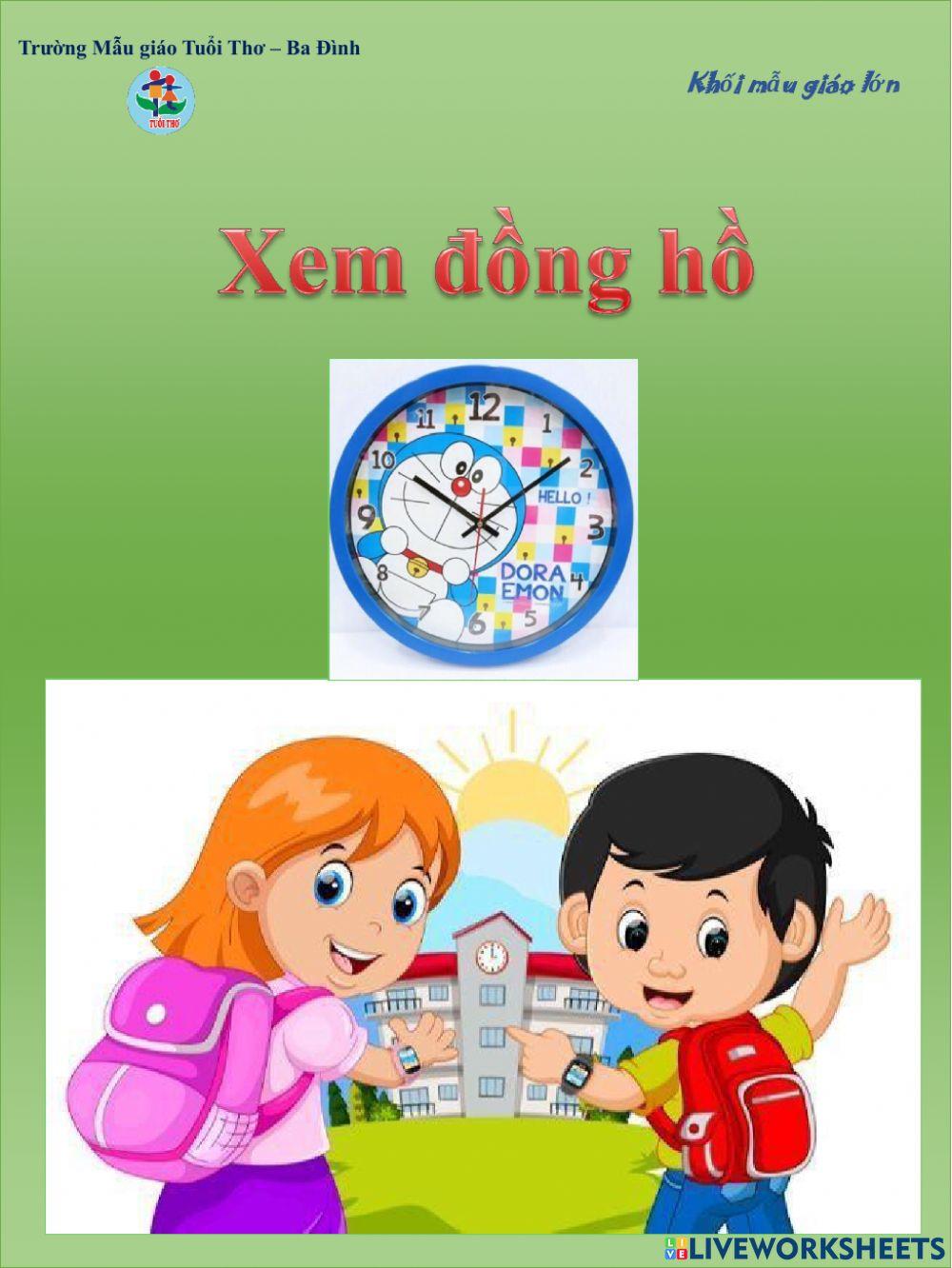 Cùng xem đồng hồ nhé!