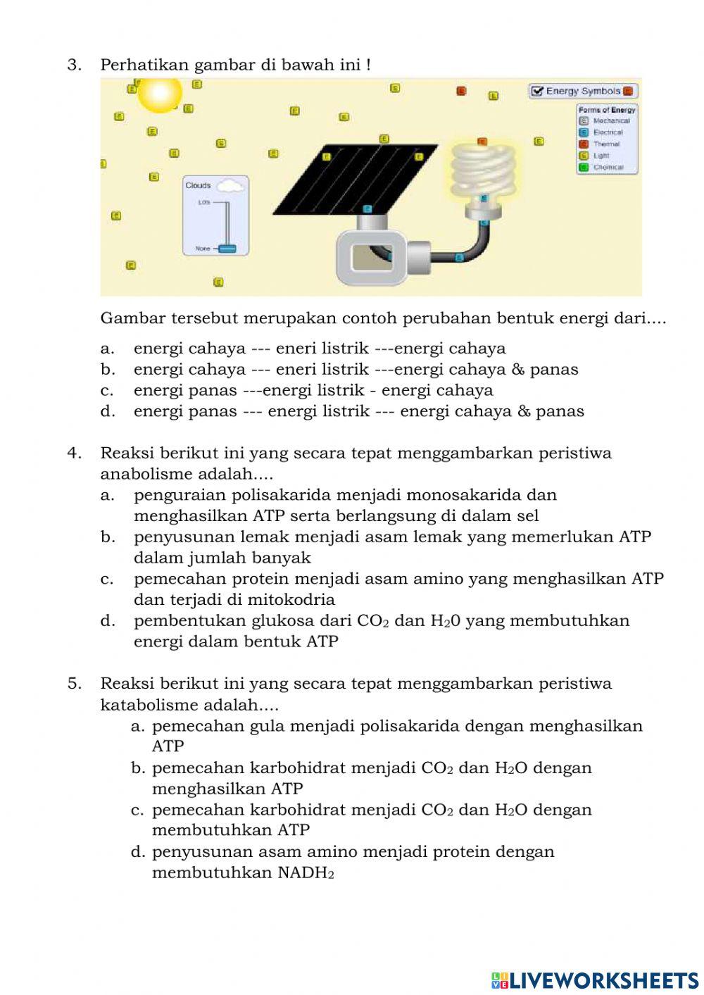 LKPD & EVALUASI PERTEMUAN 13 IPA  7.5 - 7.c