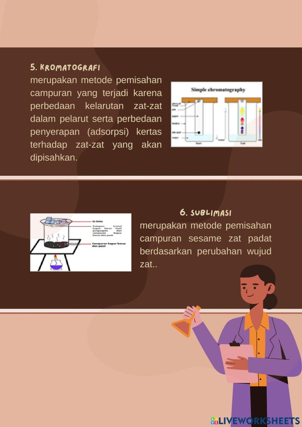 Konsep Campuran dan Zat Tunggal