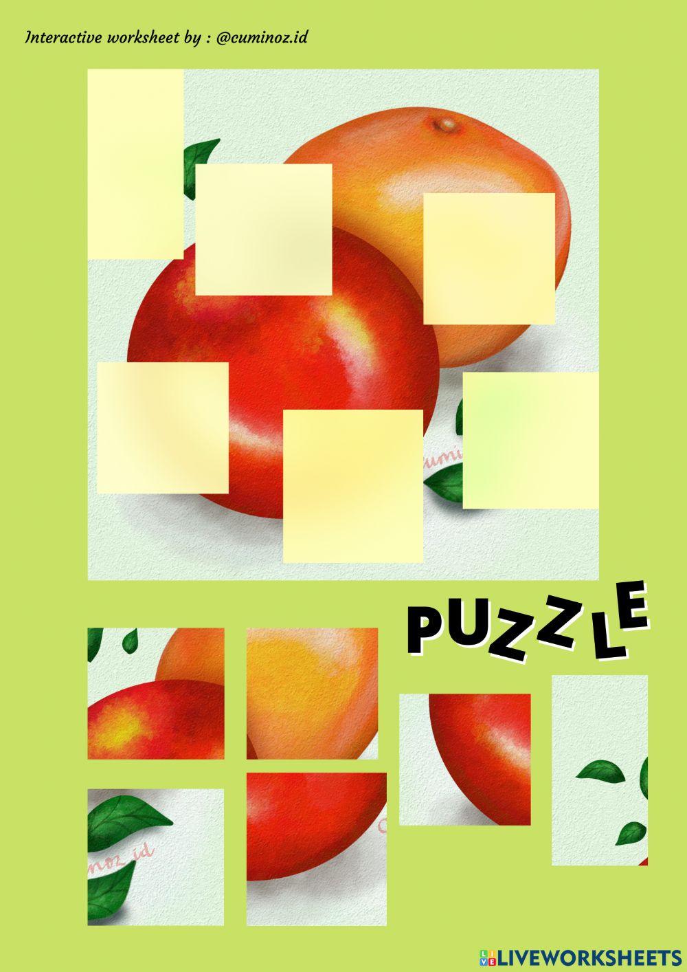 PUZZLE - FRUIT Puzzle