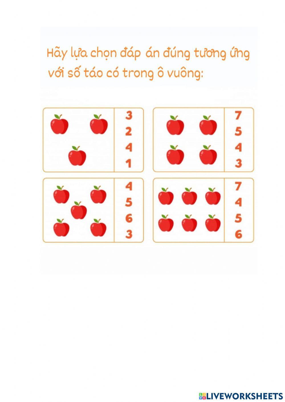 Toán chủ đề Thực vật